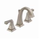 DELTA&reg; 3551LF Dryden&trade; Widespread Lavatory Faucet With Metal Pop-Up Drain