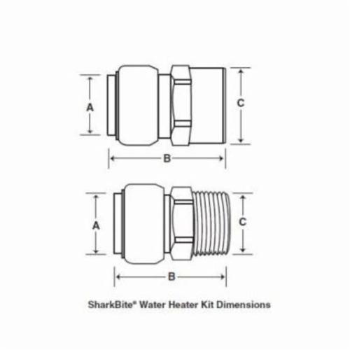 Sharkbite&reg; 22441LF