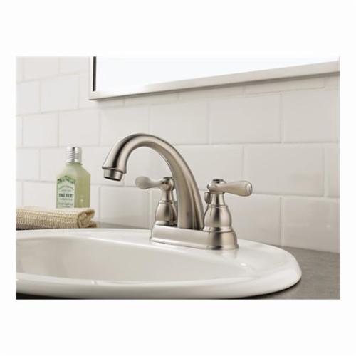 DELTA&reg; B2596LF Windemere&reg; Centerset Lavatory Faucet With Metal Pop-Up Drain