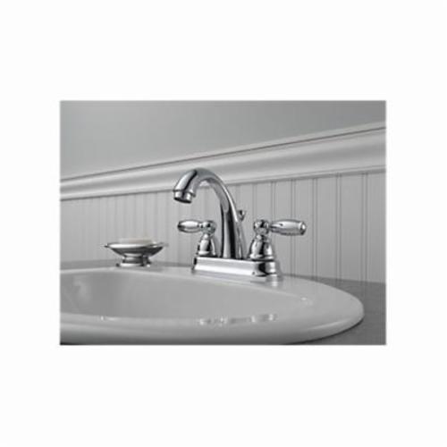 DELTA&reg; Peerless&reg; P299696LF Centerset Lavatory Faucet With Plastic Pop-Up Drain