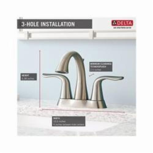 DELTA&reg; 2538 Lahara&reg; Centerset Lavatory Faucet With 50/50 Pop-Up Drain_3