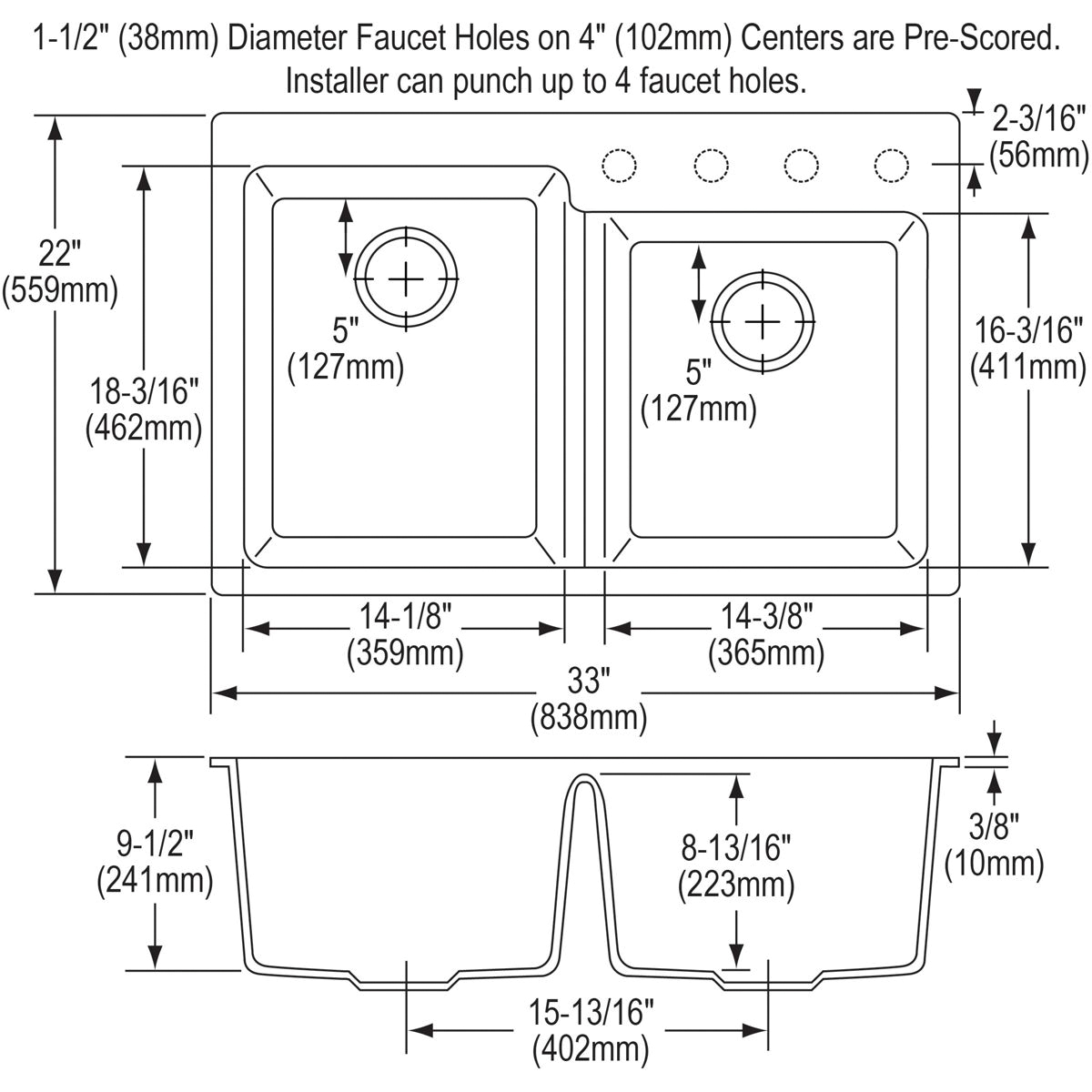 Elkay&reg; ELG250RBK0