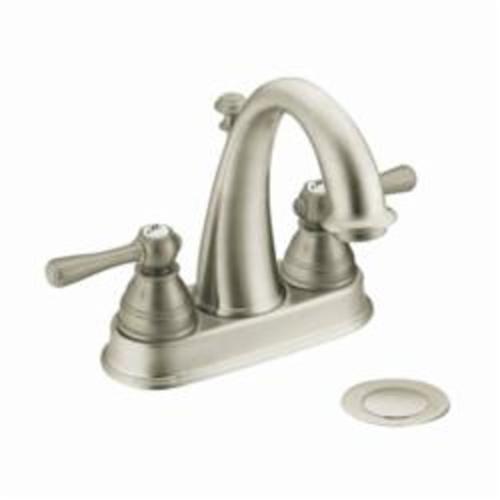 Moen&reg; 6121 Kingsley&reg; Centerset Bathroom Faucet With Metal Pop-Up Drain