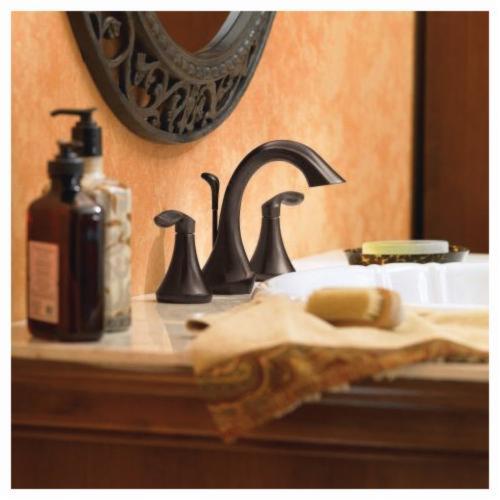 Moen&reg; T6420 Eva&reg; Widespread Bathroom Faucet With Metal Pop-Up Drain