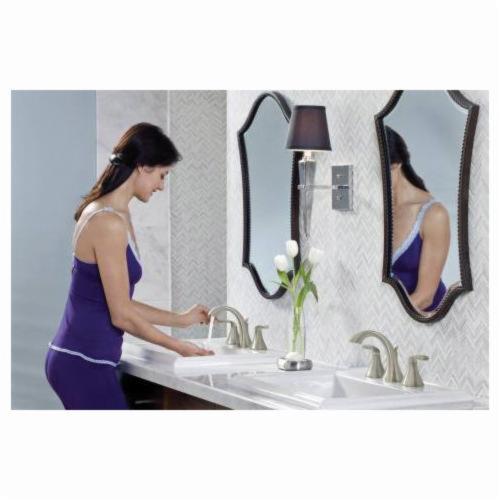 Moen&reg; T6905 Voss&trade; Widespread Bathroom Faucet With Metal Pop-Up Drain