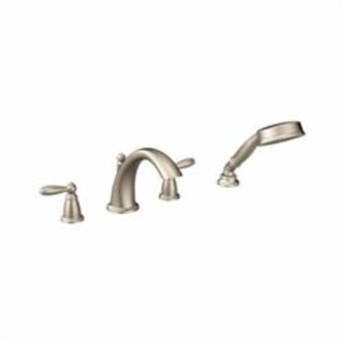 Moen&reg; T924 Brantford&trade; Widespread Roman Tub Faucet With Hand Shower