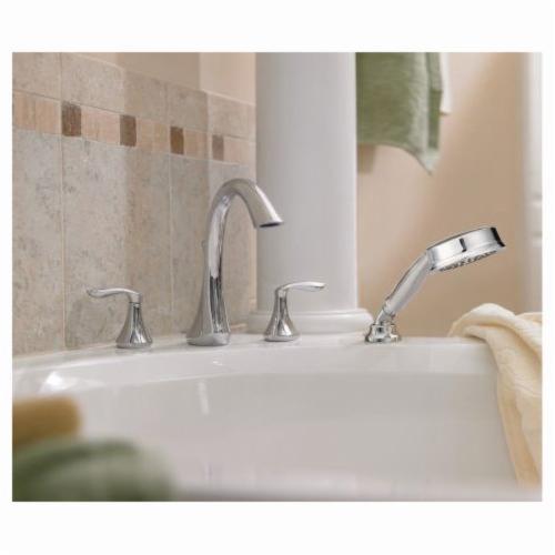 Moen&reg; T944 Eva&reg; Widespread Roman Tub Faucet With Hand Shower