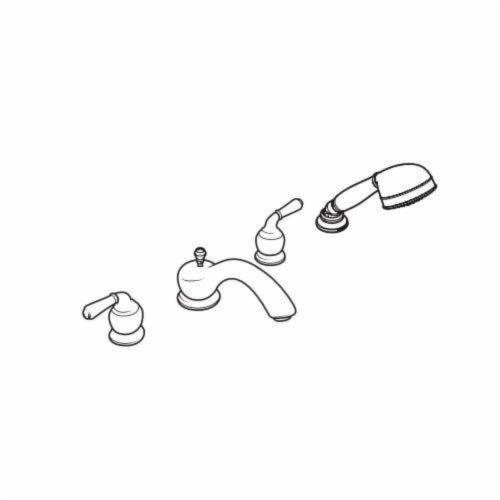 Moen&reg; T953 Vestige&reg; Widespread Roman Tub Faucet Trim
