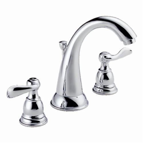 DELTA&reg; B3596LF Windemere&reg; Widespread Lavatory Faucet With Metal Pop-Up Drain