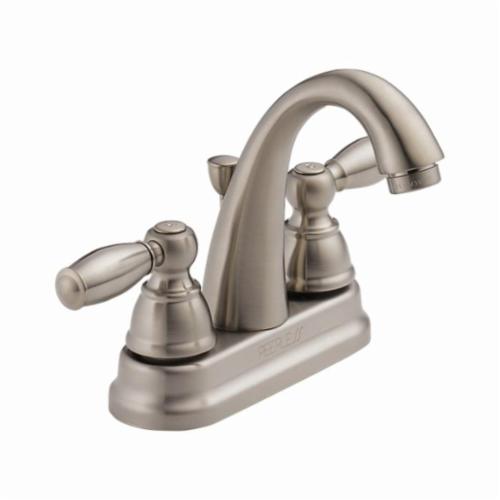 DELTA&reg; Peerless&reg; P299696LF Centerset Lavatory Faucet With Plastic Pop-Up Drain