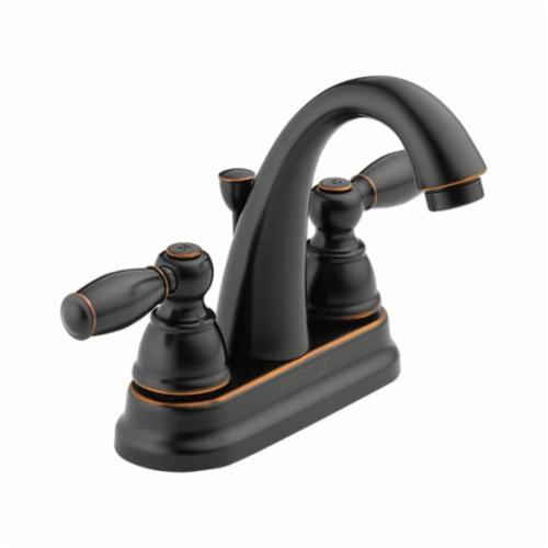 DELTA&reg; Peerless&reg; P299696LF Centerset Lavatory Faucet With Plastic Pop-Up Drain