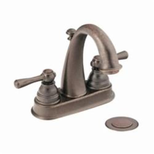 Moen&reg; 6121 Kingsley&reg; Centerset Bathroom Faucet With Metal Pop-Up Drain