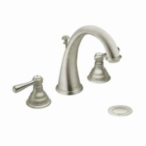 Moen&reg; T6125 Kingsley&reg; Widespread Bathroom Faucet With Metal Pop-Up Drain
