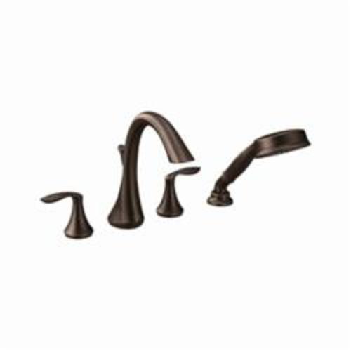Moen&reg; T944 Eva&reg; Widespread Roman Tub Faucet With Hand Shower